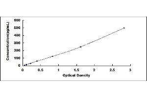 Typical standard curve (Galectin 9 ELISA 试剂盒)