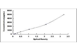 Typical standard curve (HRNR ELISA 试剂盒)