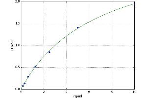 A typical standard curve