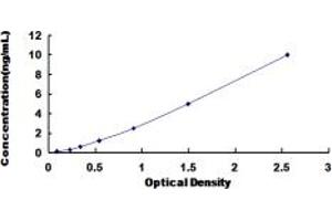 Typical standard curve (MTMR9 ELISA 试剂盒)