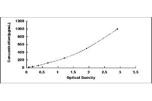 Typical standard curve (KRT6A ELISA 试剂盒)