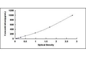 Typical standard curve (HGFA ELISA 试剂盒)