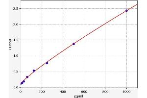 Typical standard curve (CYP11A1 ELISA 试剂盒)