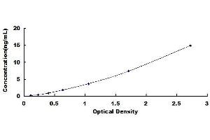 Typical standard curve (S100A7 ELISA 试剂盒)