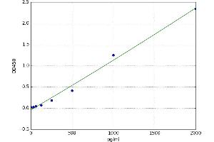 A typical standard curve