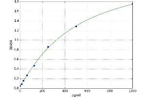 A typical standard curve