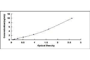 Typical standard curve (ARNT ELISA 试剂盒)