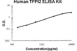 Human TFPI2 PicoKine ELISA Kit standard curve (TFPI2 ELISA 试剂盒)