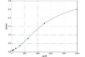 A typical standard curve