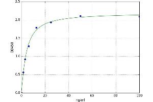 A typical standard curve