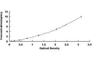 Typical standard curve (NRF2 ELISA 试剂盒)