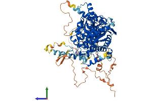 AlphaFold protein structure predicition of Mouse Recombinant Mtmr10 Protein, UniprotID Q7TPM9