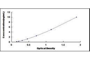 Typical standard curve