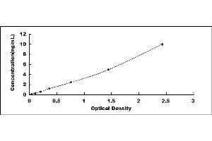 Typical standard curve (BPIFA1 ELISA 试剂盒)