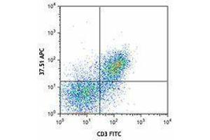 Flow Cytometry (FACS) image for anti-CD28 (CD28) antibody (APC) (ABIN2658577) (CD28 抗体  (APC))