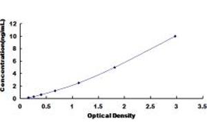 Typical standard curve (ATP1B3 ELISA 试剂盒)