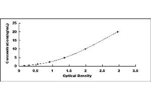 Typical standard curve (ITK ELISA 试剂盒)