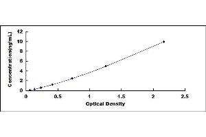 Typical standard curve (PDK2 ELISA 试剂盒)