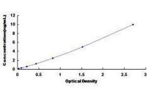 ELISA image for Peroxiredoxin 6 (PRDX6) ELISA Kit (ABIN428712) (Peroxiredoxin 6 ELISA 试剂盒)