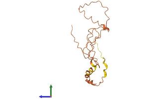 AlphaFold protein structure predicition of Human Recombinant FAM201A Protein, UniprotID Q5SY85