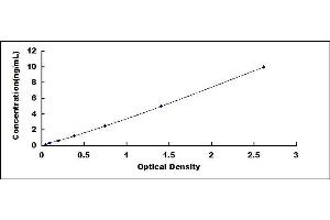 Typical standard curve (SCNN1A ELISA 试剂盒)