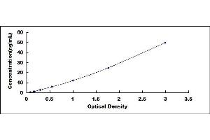 Typical standard curve