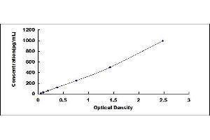 Typical standard curve