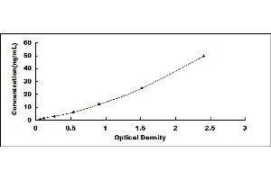 Typical standard curve (MYOC ELISA 试剂盒)