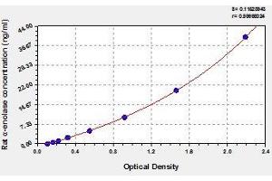 Typical standard curve (ENO1 ELISA 试剂盒)