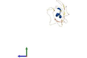 AlphaFold protein structure predicition of Human Recombinant LZTS2 Protein, UniprotID Q9BRK4 (LZTS2 Protein (AA 1-669) (His tag))