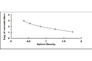 Typical standard curve (KISS1 ELISA 试剂盒)