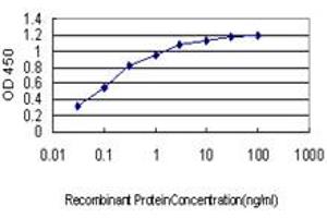 Detection limit for recombinant GST tagged IMPDH1 is approximately 0.