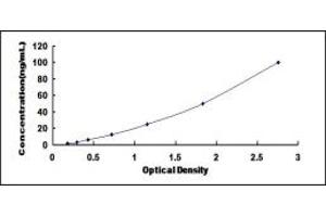 Typical standard curve (SERPINB2 ELISA 试剂盒)