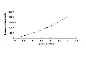Typical standard curve (MMP15 ELISA 试剂盒)