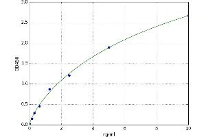 A typical standard curve (SLUG ELISA 试剂盒)
