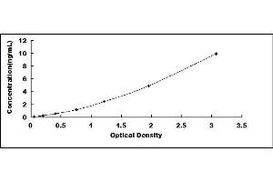 Typical standard curve (PARK7/DJ1 ELISA 试剂盒)