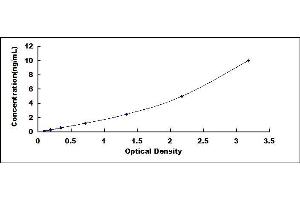 Typical standard curve (NOV ELISA 试剂盒)