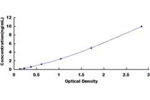 Typical standard curve (TAUT ELISA 试剂盒)