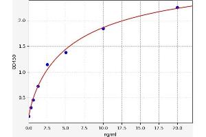 Typical standard curve (PSMD4/ASF ELISA 试剂盒)