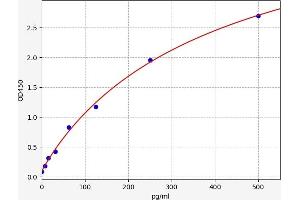 Typical standard curve (DMP1 ELISA 试剂盒)