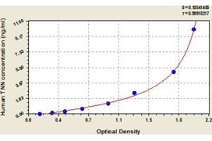 Typical Standard Curve (Tenascin N ELISA 试剂盒)