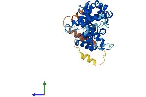 AlphaFold protein structure predicition of Human Recombinant FBXO8 Protein, UniprotID Q9NRD0