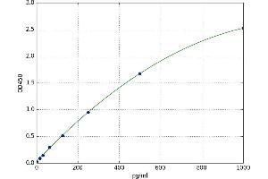 A typical standard curve