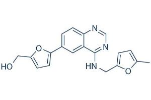 Chemical structure of ML167 , a Clk4 kinase inhibitor.