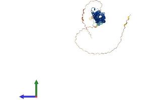 AlphaFold protein structure predicition of Mouse Recombinant Tekt5 Protein, UniprotID G5E8A8