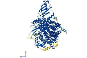 AlphaFold protein structure predicition of Human Recombinant PIK3CA Protein, UniprotID P42336