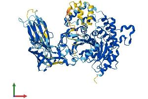 Protein Structure (PS) image for Phospholipase A2, Group IVB (Cytosolic) (PLA2G4B) (AA 1-781) protein (His tag) (ABIN7554834)