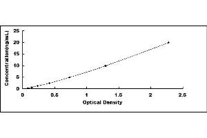 Typical standard curve (UCHL4 ELISA 试剂盒)