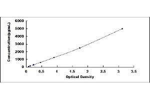 Typical standard curve (IL-10RA ELISA 试剂盒)