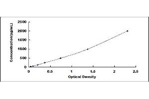 Typical standard curve (MFGE8 ELISA 试剂盒)